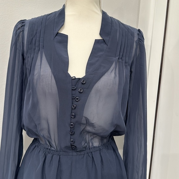 NWT 🏷️ BCBGeneration Women's Long Sleeve Blouse Romper size S - Picture 3 of 12